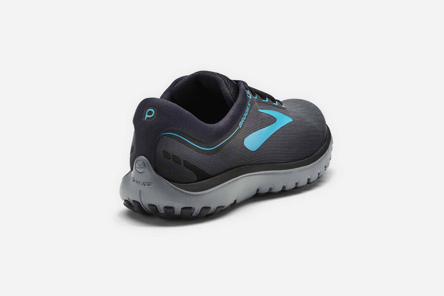 Brooks Pureflow 7 Road Loopschoenen Dames - Donkergrijs/Blauw - 893712AWR